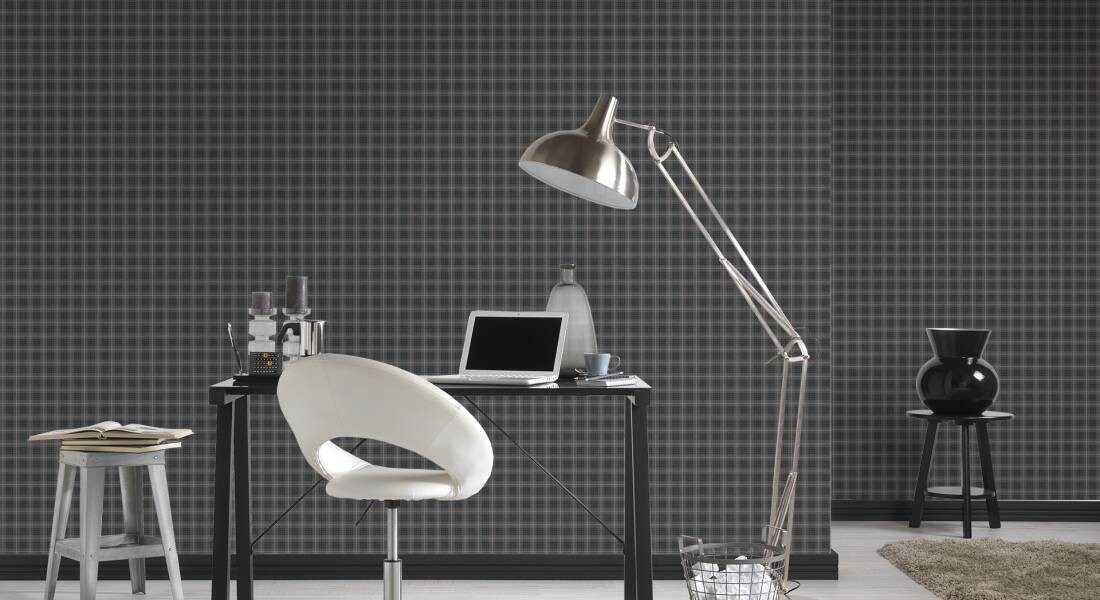 Tapety w kratkę – ponadczasowy wzór do każdego wnętrza